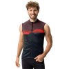 Vaude cyklistický dres bez rukávov Posta, dark oak, pánsky