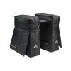 Vaude dvojitá taška na nosič TwinZipper, black
