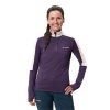 Vaude Livigno Halfzip II pulóver, dámsky, fialová