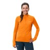 Vaude Livigno Halfzip II pulóver, dámsky, oranžová
