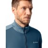 142478 4 vaude livigno halfzip ii pansky pulover modro sedy