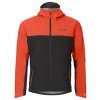 Vaude Moab Rain cyklistická bunda, ohnivo červená - čierna
