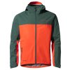 Vaude Moab Rain Jacket cyklistická bunda, zeleno-oranžová