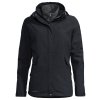 Vaude ROSEMOOR 3in1 trekingová bunda, dámska, čierna