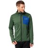 159183 2 vaude turisticka mikina s kapucnou monviso fleece panska woodland zelena