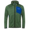 Vaude turistická mikina s kapucňou Monviso Fleece, pánska, woodland zelená