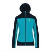 Karpos PARETE outdoorová bunda, dámska, tyrkysová/čierna