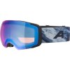 Alpina FALERA MAG lyžiarske okuliare, čierna-modrá matná, Q-LITE modrá