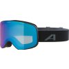 ALPINA SLOPE Q-LITE lyžiarske okuliare, čierna matná, modrá