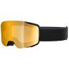 ALPINA TAOS QV lyžiarske okuliare, čierna matná, zlatá
