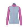 Karpos AMBRIZZOLA dámska FULL ZIP flíska mist/bloom (Veľkosť S)
