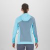 Karpos AVERAU dámska FULL-ZIP mikina s kapucňou windw.blue/bachelor b. (Veľkosť S)