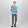 Karpos AVERAU dámska FULL-ZIP mikina s kapucňou windw.blue/bachelor b. (Veľkosť S)