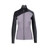 Karpos Federa Full-Zip Dámska Flíska Lavender/Black/Woodl.Gray (Veľkosť S)