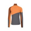 Karpos Federa Full-Zip Flíska Woodl.Gray/Mahogany/Vibr.Orange (Veľkosť L)