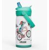Camelbak Thrive Flip Straw Kids fľaša, 350 ml, biela-psík