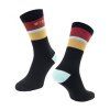 Force ponožky STRIPE dlhé, čierne (Varianta S-M/36-41)