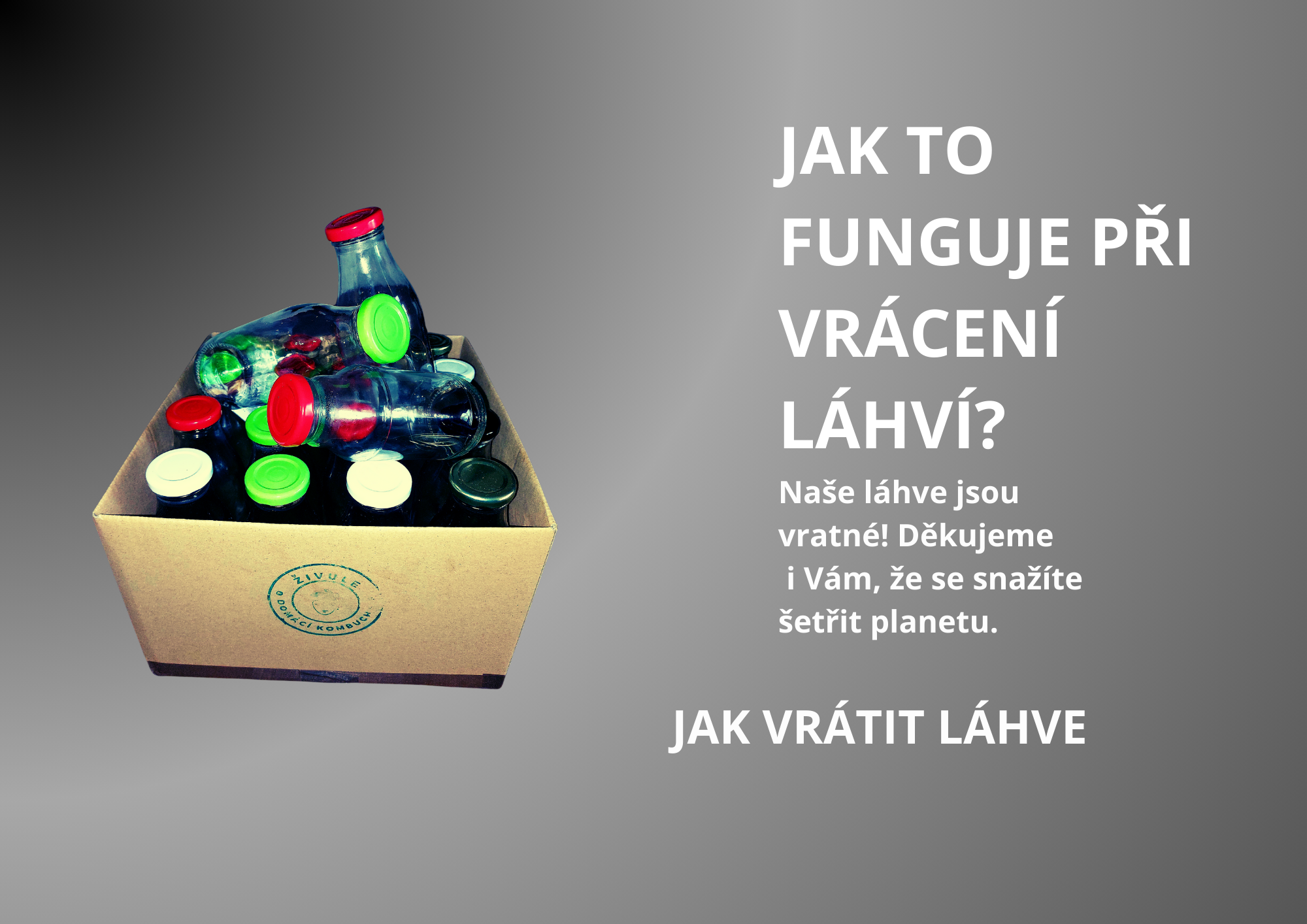Jak to funguje při vrácení láhví?