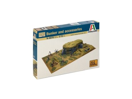 italeri diorama bunkr s prislusenstvim ww2 1 72