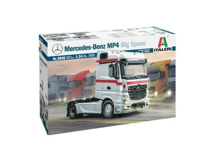 italeri mercedes benz mp4 big space 1 24
