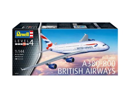 Plastic ModelKit letadlo 03922 A380 800 British Airways 1 144 a93704073 10374