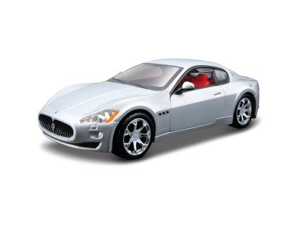 bburago plus maserati granturismo 2008 1 32 stribrna
