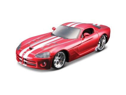 bburago plus dodge viper srt 10 1 32 cervena metaliza