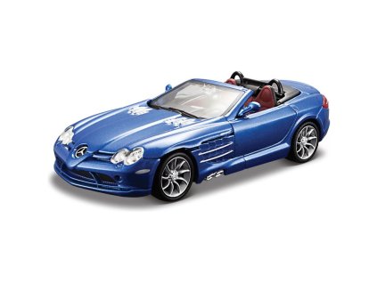 bburago plus mercedes benz slr mclaren roadster 1 32 modra