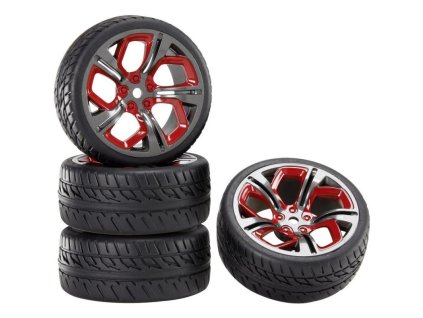 kompletni kola reely p8mr racing pro silnicni model 52 mm 110 4 ks gun metall
