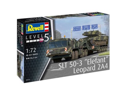 revell slt 50 3 elefant a leopard 2a4 1 72
