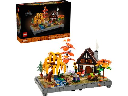 LEGO Icons - Chata a podzimní zahrada