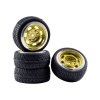 reely 110 silnicni model kompletni kola racing retro zlata metaliza 4 ks