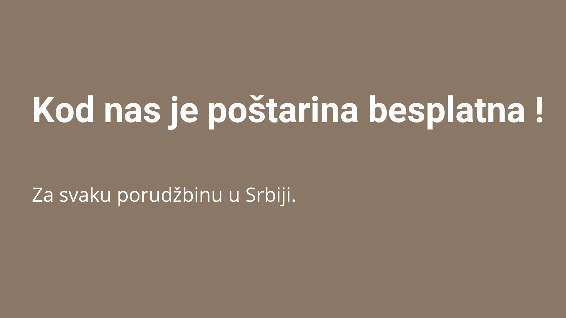 Besplatna dostava