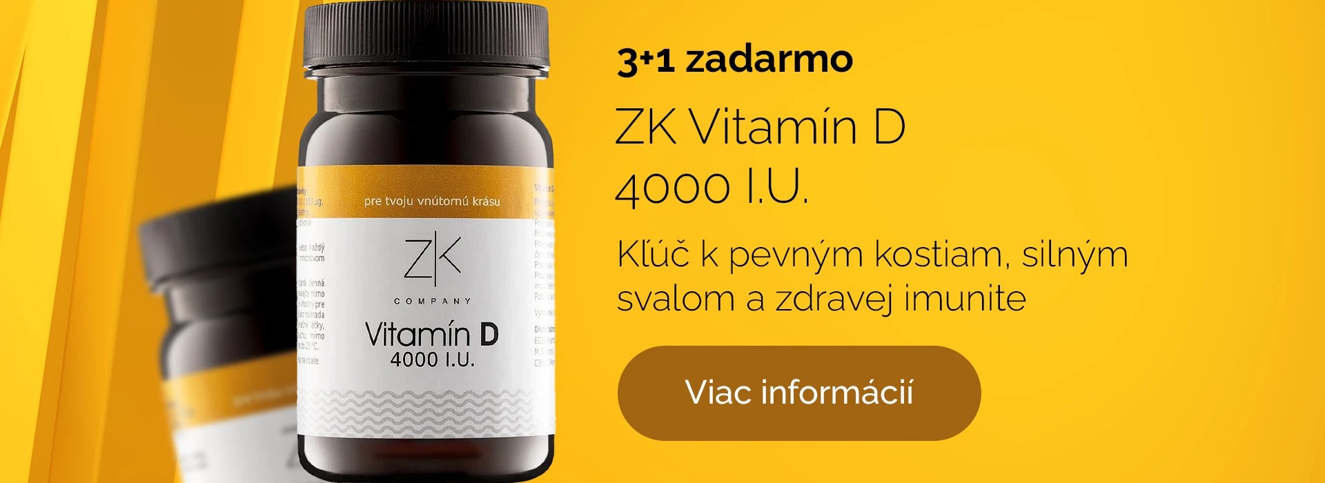 ZK Vitamín D 4000 I.U.