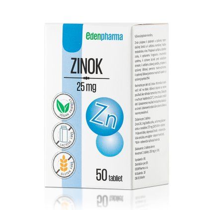 Zinok 25 mg 50 tbl SK