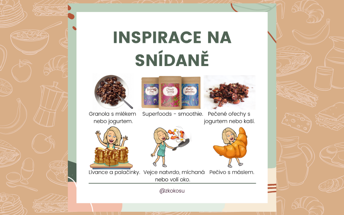Inspirace na skvelou snídani
