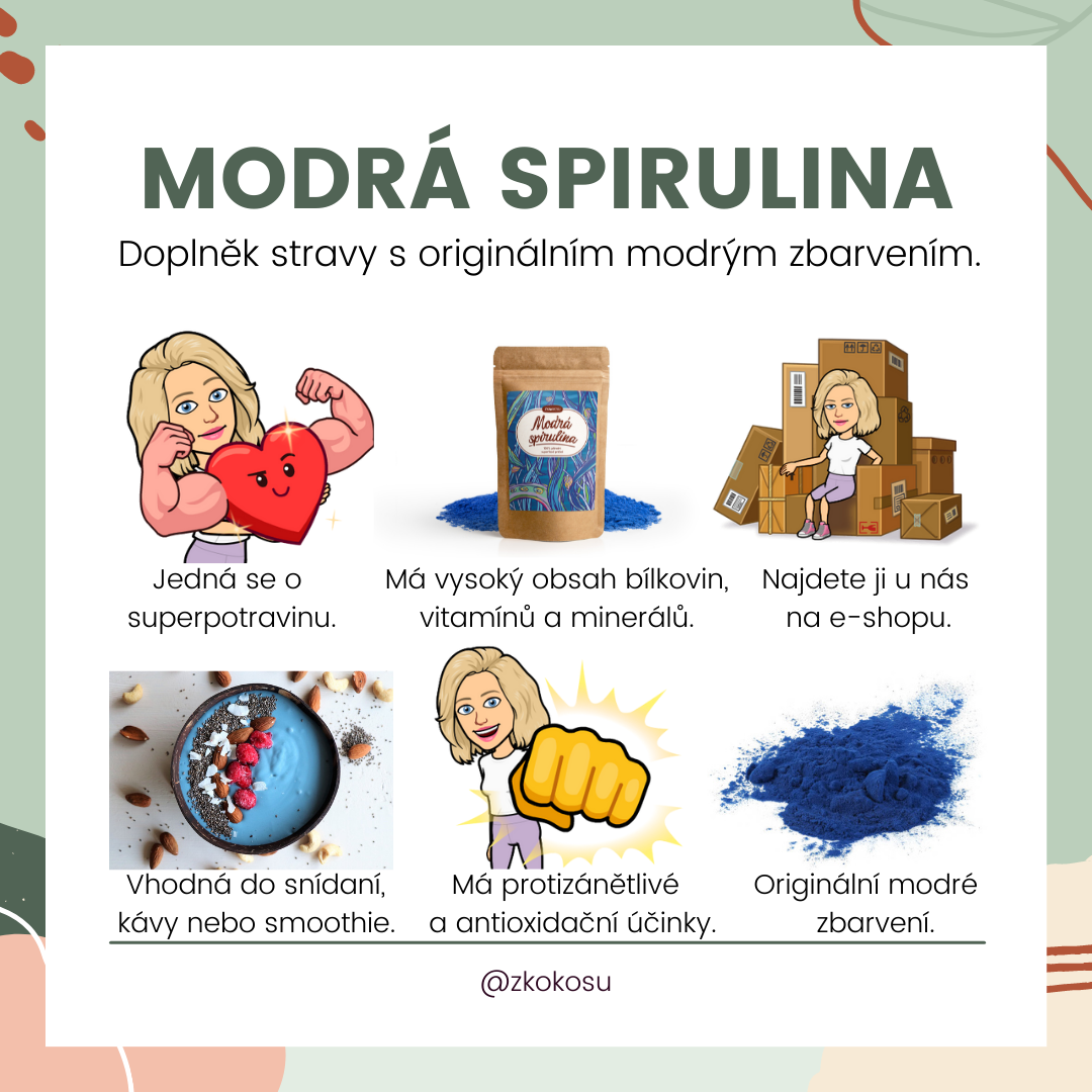 MODRÁ SPIRULINA