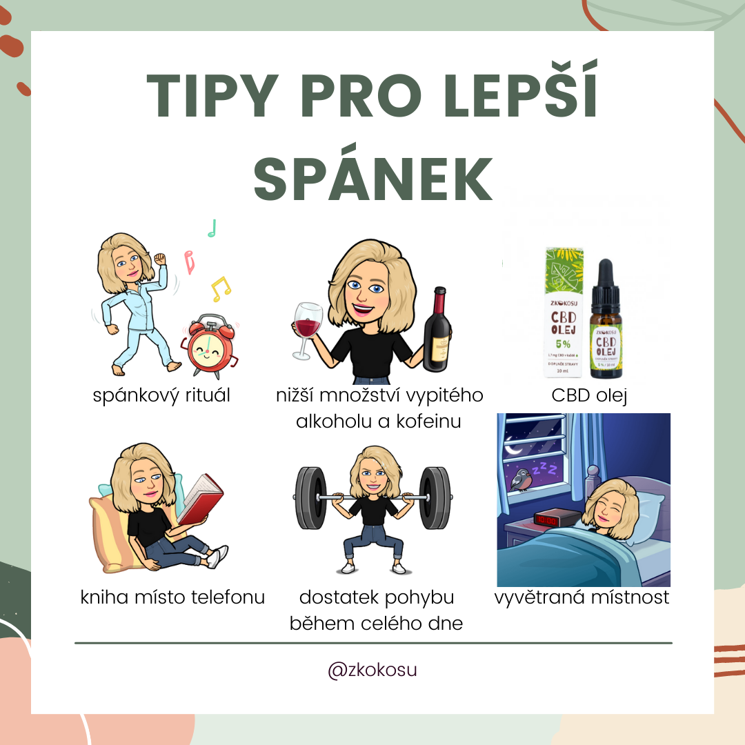 TIPY PRO LEPŠÍ SPÁNEK