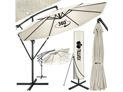 tillvex konzolový slnečník Ø 300 cm