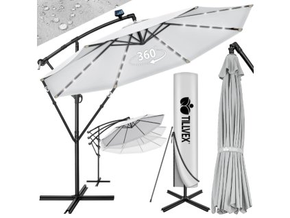 tillvex konzolový slnečník Ø 350 cm