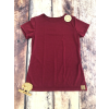 Letní junior MERINO tričko ZM Basic, KR - Javor