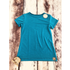 Letní junior MERINO tričko ZM Basic, KR - Petrol