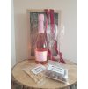 ,,Kouzlo Prosecca - Rosé" 1x 0,75l + 2x sklenice na šumivé víno a dobroty