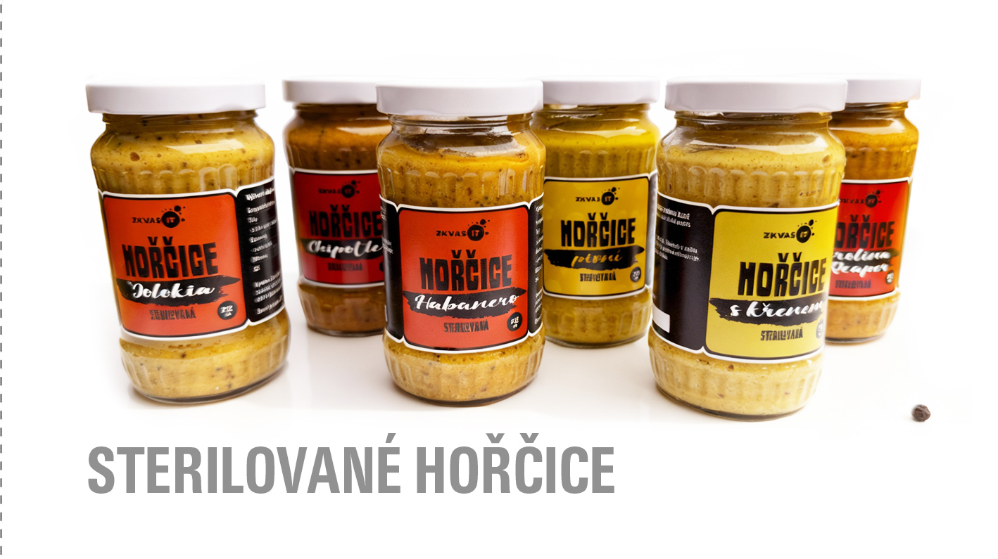 Hořčice sterilované