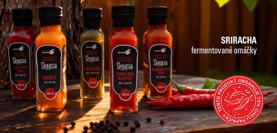 sriracha omáčky