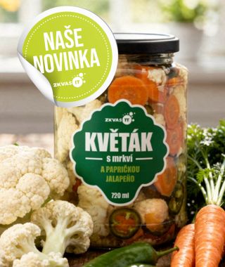 Květák v sladkokyselém nálevu s příjemně pálivým jalapeñem. Křupavý, šťavnatý a s lehkým řízem, co vás bude bavit. Patří...