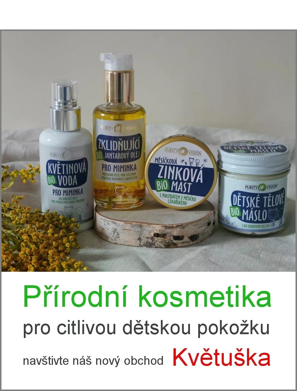 Přírodní dětská kosmetika