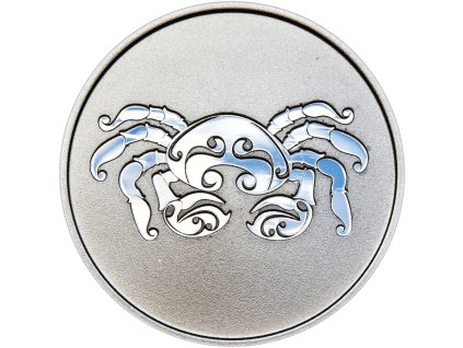 Znamení zvěrokruhu RAK - stříbrná medaile