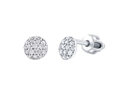 27882 nausnice pecky emma z bileho zlata s cirymi brilliance zirconia damske i detske silvegob70414bdgw