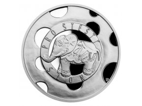 Stříbrná medaile Slon pro štěstí